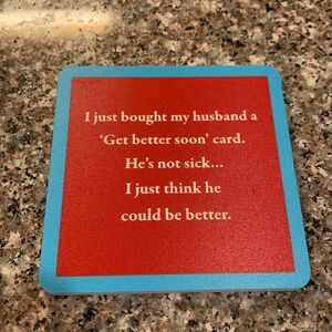 Coaster husband gift